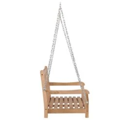 Balancelle Avec Coussin Vert 120 Cm Bois De Teck Solide -Mobilier De Jardin balancelle avec coussin vert 120 cm bois de teck solide 3666722779128 1192232