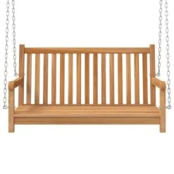 Balancelle Bois De Teck Massif 114x60x64 Cm -Mobilier De Jardin balancelle bois de teck massif 114x60x64 cm 3666722116503 1372971