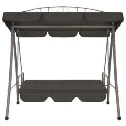 Balancelle Convertible à Auvent Anthracite 198x120x205 Cm Acier 14 Balancelle Convertible à Auvent Anthracite 198x120x205 Cm Acier -Mobilier De Jardin balancelle convertible a auvent anthracite 198x120x205 cm acier 3666722180436 1217609