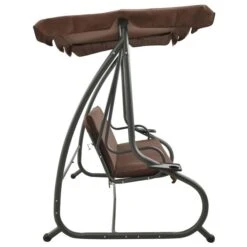 Balancelle D'extérieur Avec Auvent Couleur Café 13 Balancelle D'extérieur Avec Auvent Couleur Café -Mobilier De Jardin balancelle d exterieur avec auvent couleur cafe 3666722202688 1166380