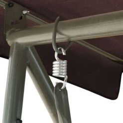 Balancelle D'extérieur Avec Auvent Couleur Café 3 -Mobilier De Jardin balancelle d exterieur avec auvent couleur cafe 8718475709176 1217621