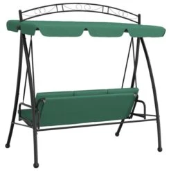 Balancelle De Jardin Avec Auvent Vert 198 Cm Tissu Et Acier -Mobilier De Jardin balancelle de jardin avec auvent vert 198 cm tissu et acier 3666722929981 1503237