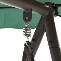 Balancelle De Jardin Avec Auvent Vert 198 Cm Tissu Et Acier -Mobilier De Jardin balancelle de jardin avec auvent vert 198 cm tissu et acier 3666722929981 1503239