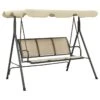 Balancelle De Jardin Avec Baldaquin Anthracite Et Sable -Mobilier De Jardin balancelle de jardin avec baldaquin anthracite et sable 3666722894340 1195936