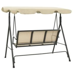 Balancelle De Jardin Avec Baldaquin Anthracite Et Sable -Mobilier De Jardin balancelle de jardin avec baldaquin anthracite et sable 3666722894340 1195939