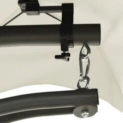 Balancelle De Jardin Crème Et Gris 190x90x200 Cm Tissu -Mobilier De Jardin balancelle de jardin creme et gris 190x90x200 cm tissu 3666722202305 1166776