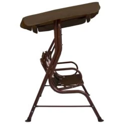 Balancelle Pour Enfants Marron 115x75x110 Cm Tissu -Mobilier De Jardin balancelle pour enfants marron 115x75x110 cm tissu 3666722177931 1220158