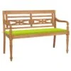 Banc Batavia Avec Coussin Vert Vif 150 Cm Bois De Teck Massif 2 Banc Batavia Avec Coussin Vert Vif 150 Cm Bois De Teck Massif -Mobilier De Jardin banc batavia avec coussin vert vif 150 cm bois de teck massif 8720286261163 823269