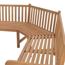 Banc D'angle De Jardin 202x202x90 Cm Bois De Teck Solide -Mobilier De Jardin banc d angle de jardin 202x202x90 cm bois de teck solide 8718475713968 979697
