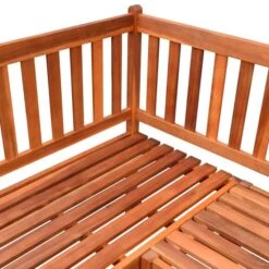 Banc D'angle De Jardin Avec Coussins 150cm Bois D'acacia Massif 22 -Mobilier De Jardin banc d angle de jardin avec coussins 150cm bois d acacia massif 3666722419109 838522