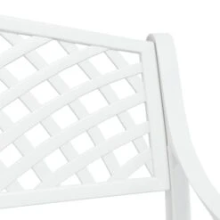 Banc De Jardin 102 Cm Aluminium Coulé Blanc -Mobilier De Jardin banc de jardin 102 cm aluminium coule blanc 3666722171892 1227625