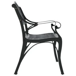 Banc De Jardin 102 Cm Aluminium Coulé Noir -Mobilier De Jardin banc de jardin 102 cm aluminium coule noir 3666722171878 1227637