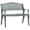 Banc De Jardin 102 Cm Aluminium Coulé Vert -Mobilier De Jardin banc de jardin 102 cm aluminium coule vert 3666722171908 1227614