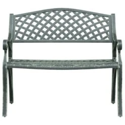 Banc De Jardin 102 Cm Aluminium Coulé Vert -Mobilier De Jardin banc de jardin 102 cm aluminium coule vert 3666722171908 1227615