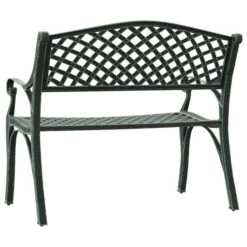 Banc De Jardin 102 Cm Aluminium Coulé Vert -Mobilier De Jardin banc de jardin 102 cm aluminium coule vert 3666722171908 1227617