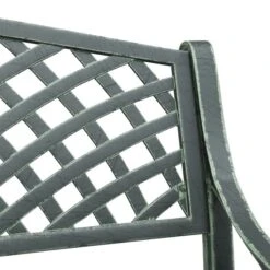 Banc De Jardin 102 Cm Aluminium Coulé Vert -Mobilier De Jardin banc de jardin 102 cm aluminium coule vert 3666722171908 1227618