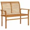 Banc De Jardin 112 Cm Bois De Teck Solide 2 Banc De Jardin 112 Cm Bois De Teck Solide -Mobilier De Jardin banc de jardin 112 cm bois de teck solide 3666722526579 556294