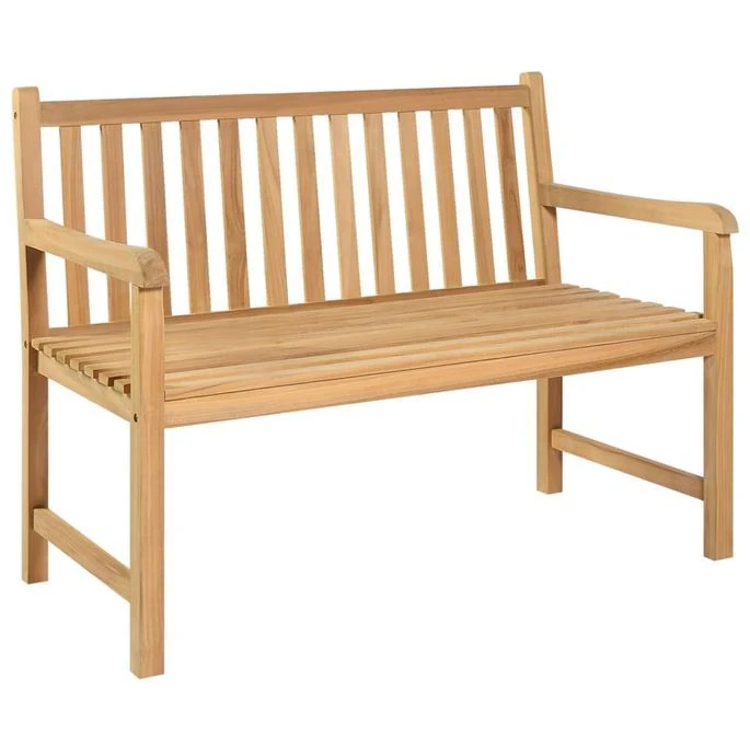 Banc De Jardin 114 Cm Bois De Teck Solide 3 Banc De Jardin 114 Cm Bois De Teck Solide