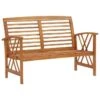 Banc De Jardin 119 Cm Bois D'acacia Solide 2 Banc De Jardin 119 Cm Bois D'acacia Solide -Mobilier De Jardin banc de jardin 119 cm bois d acacia solide 3666722300582 1010268