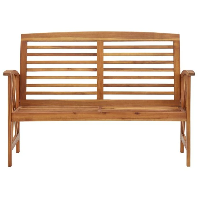Banc De Jardin 119 Cm Bois D'acacia Solide 4 Banc De Jardin 119 Cm Bois D'acacia Solide – Image 2