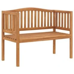 Banc De Jardin 120 Cm Bois De Teck Solide