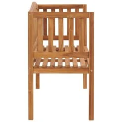 Banc De Jardin 120 Cm Bois De Teck Solide -Mobilier De Jardin banc de jardin 120 cm bois de teck solide 8719883829746 551918