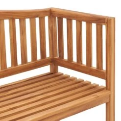 Banc De Jardin 120 Cm Bois De Teck Solide -Mobilier De Jardin banc de jardin 120 cm bois de teck solide 8719883829746 551919