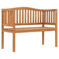 Banc De Jardin 120 Cm Bois De Teck Solide -Mobilier De Jardin banc de jardin 120 cm bois de teck solide 8719883829746 551922