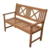Banc De Jardin 120cm En Bois Exotique Eucalyptus FSC - 120 X 60 X 90 Cm -Mobilier De Jardin banc de jardin 120cm en bois exotique eucalyptus fsc 120 x 60 x 90 cm 3612408255660 461972