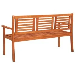 Banc De Jardin 3 Places Avec Coussin 150 Cm Bois D'eucalyptus 2 -Mobilier De Jardin banc de jardin 3 places avec coussin 150 cm bois d eucalyptus 8720286233900 814751