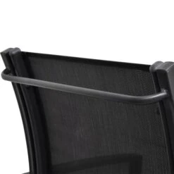 Banc De Jardin à 2 Places 131 Cm Acier Et Textilène Noir -Mobilier De Jardin banc de jardin a 2 places 131 cm acier et textilene noir 3666722413145 847789