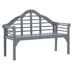 Banc De Jardin Acacia Massif Gris Ontim