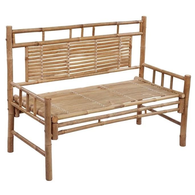Banc De Jardin Avec Coussin 120 Cm Bambou 18 4 Banc De Jardin Avec Coussin 120 Cm Bambou 18 – Image 2