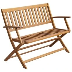 Banc De Jardin Avec Coussin 120 Cm Bois D'acacia Massif 21 -Mobilier De Jardin banc de jardin avec coussin 120 cm bois d acacia massif 3666722416894 842081
