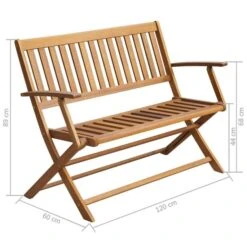 Banc De Jardin Avec Coussin 120 Cm Bois D'acacia Massif 21 -Mobilier De Jardin banc de jardin avec coussin 120 cm bois d acacia massif 3666722416894 842088