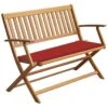 Banc De Jardin Avec Coussin 120 Cm Bois D'acacia Massif 2 -Mobilier De Jardin banc de jardin avec coussin 120 cm bois d acacia massif 3666722417044 841938