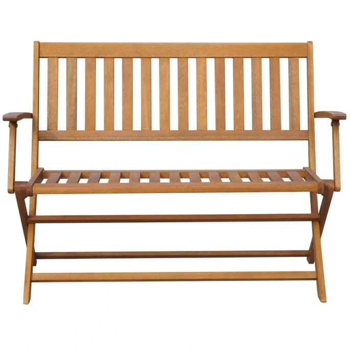 Banc De Jardin Avec Coussin 120 Cm Bois D'acacia Massif 2 5 Banc De Jardin Avec Coussin 120 Cm Bois D'acacia Massif 2 – Image 3
