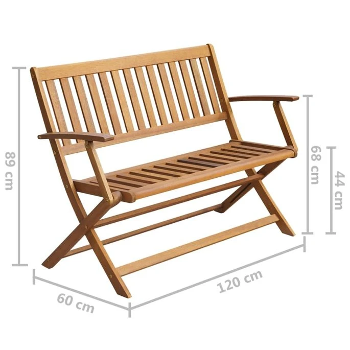 Banc De Jardin Avec Coussin 120 Cm Bois D'acacia Massif 2 10 Banc De Jardin Avec Coussin 120 Cm Bois D'acacia Massif 2 – Image 8