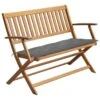 Banc De Jardin Avec Coussin 120 Cm Bois D'acacia Massif 25 -Mobilier De Jardin banc de jardin avec coussin 120 cm bois d acacia massif 3666722450805 777491