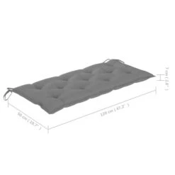 Banc De Jardin Avec Coussin 120 Cm Bois D'acacia Massif 25 -Mobilier De Jardin banc de jardin avec coussin 120 cm bois d acacia massif 3666722450805 777500