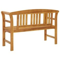 Banc De Jardin Avec Coussin 120 Cm Bois D'acacia Massif 62 -Mobilier De Jardin banc de jardin avec coussin 120 cm bois d acacia massif 8720286282427 842596