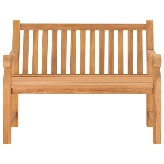 Banc De Jardin Avec Coussin 120 Cm Bois De Teck Massif 11 5 Banc De Jardin Avec Coussin 120 Cm Bois De Teck Massif 11 – Image 3