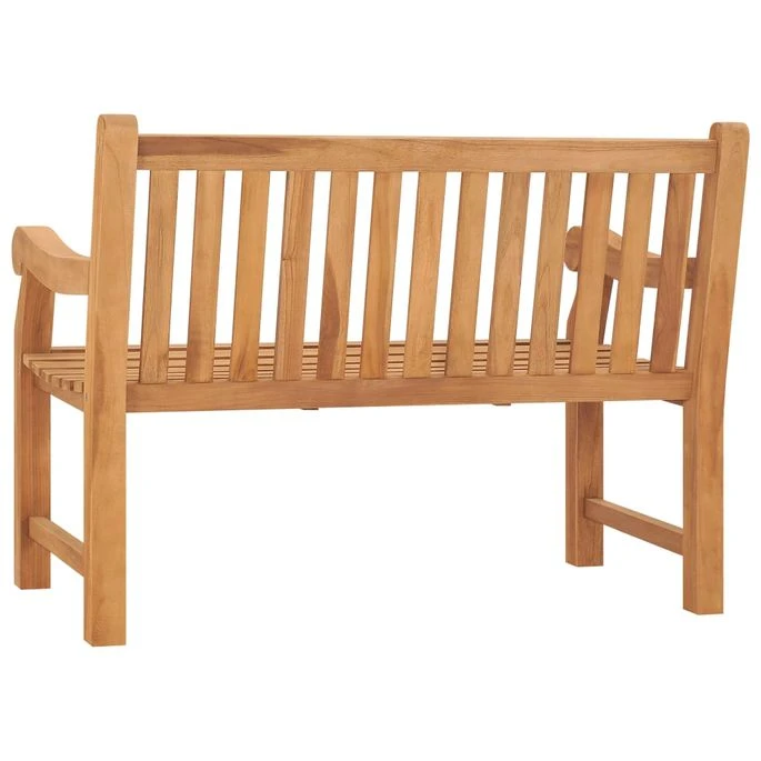 Banc De Jardin Avec Coussin 120 Cm Bois De Teck Massif 11 6 Banc De Jardin Avec Coussin 120 Cm Bois De Teck Massif 11 – Image 4