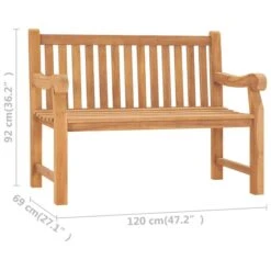 Banc De Jardin Avec Coussin 120 Cm Bois De Teck Massif 11 24 Banc De Jardin Avec Coussin 120 Cm Bois De Teck Massif 11 -Mobilier De Jardin banc de jardin avec coussin 120 cm bois de teck massif 8720286268964 831320