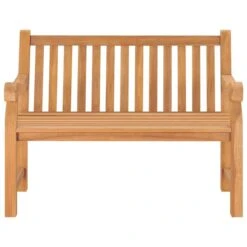 Banc De Jardin Avec Coussin 120 Cm Bois De Teck Massif 5 -Mobilier De Jardin banc de jardin avec coussin 120 cm bois de teck massif 8720286268995 831349