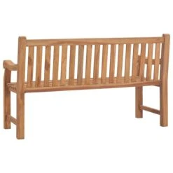 Banc De Jardin Avec Coussin 150 Cm Bois De Teck Massif 12 -Mobilier De Jardin banc de jardin avec coussin 150 cm bois de teck massif 8720286269169 831554