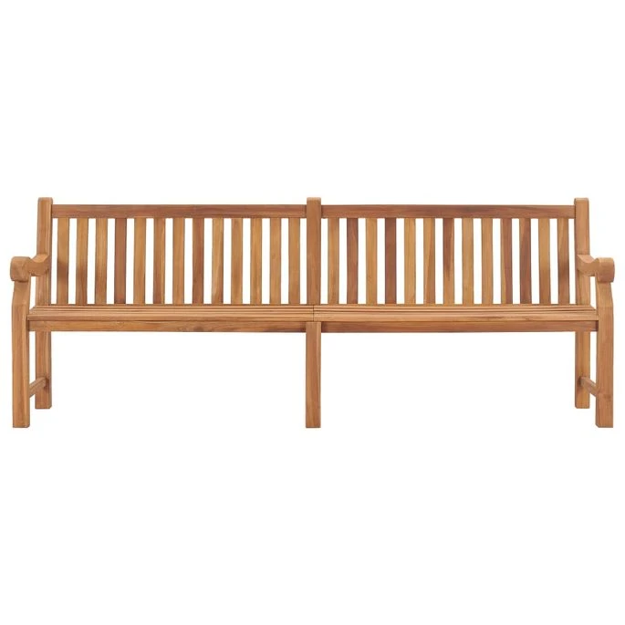 Banc De Jardin Avec Coussin 240 Cm Bois De Teck Massif 2 5 Banc De Jardin Avec Coussin 240 Cm Bois De Teck Massif 2 – Image 3
