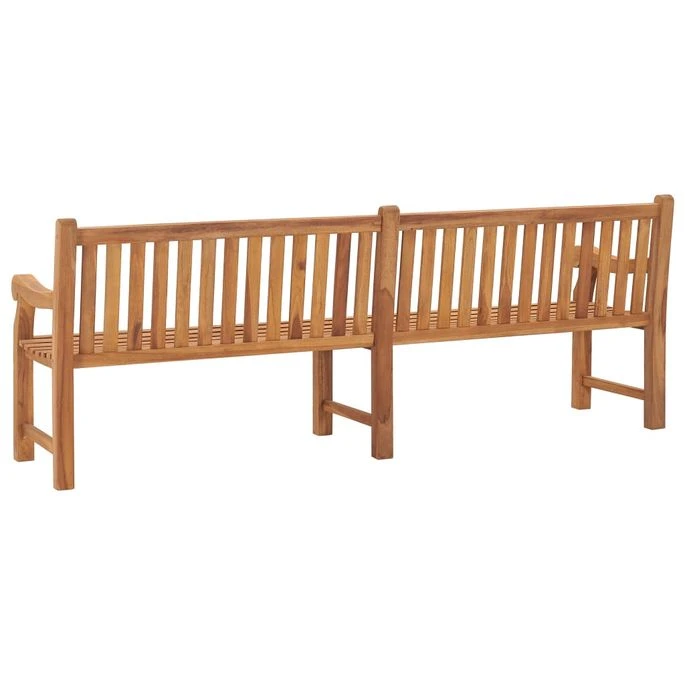 Banc De Jardin Avec Coussin 240 Cm Bois De Teck Massif 2 7 Banc De Jardin Avec Coussin 240 Cm Bois De Teck Massif 2 – Image 5