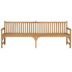Banc De Jardin Avec Coussin à Carreaux Rouge 240 Cm Teck Massif -Mobilier De Jardin banc de jardin avec coussin a carreaux rouge 240 cm teck massif 3666722870368 830839