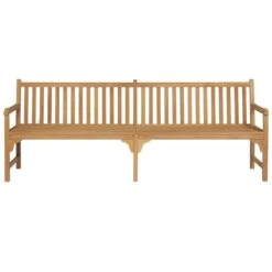 Banc De Jardin Avec Coussin Blanc Crème 240 Cm Teck Massif -Mobilier De Jardin banc de jardin avec coussin blanc creme 240 cm teck massif 3666722870283 830885